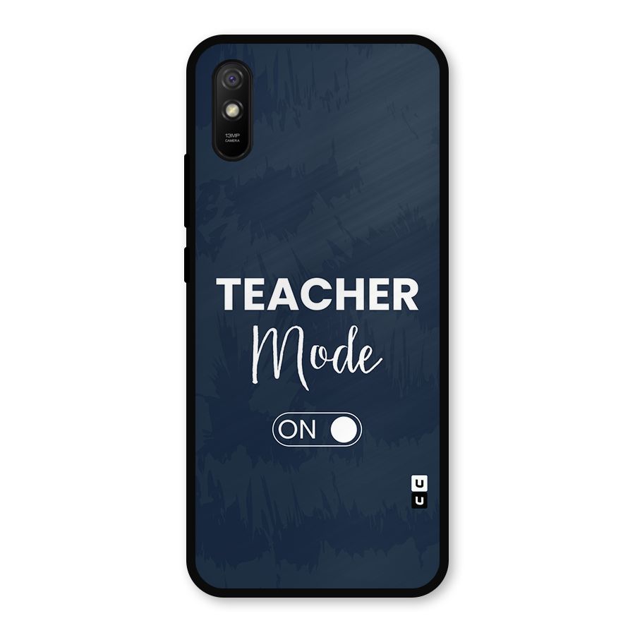 Teacher Mode On Metal Back Case for Redmi 9i