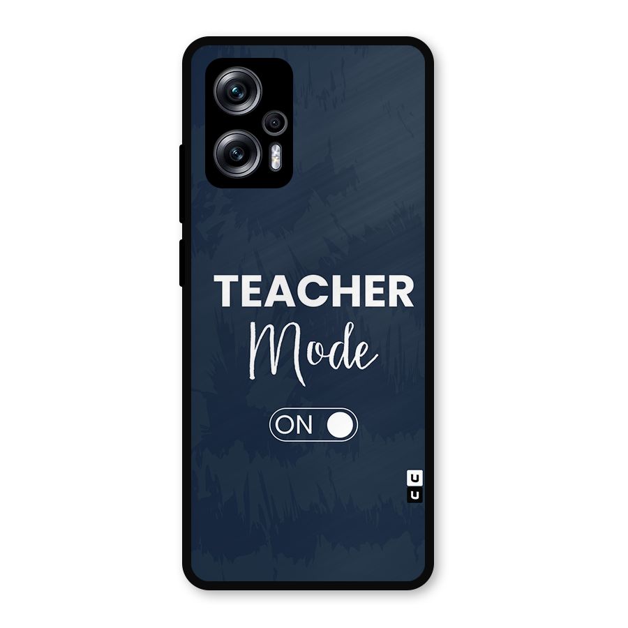 Teacher Mode On Metal Back Case for Redmi K50i
