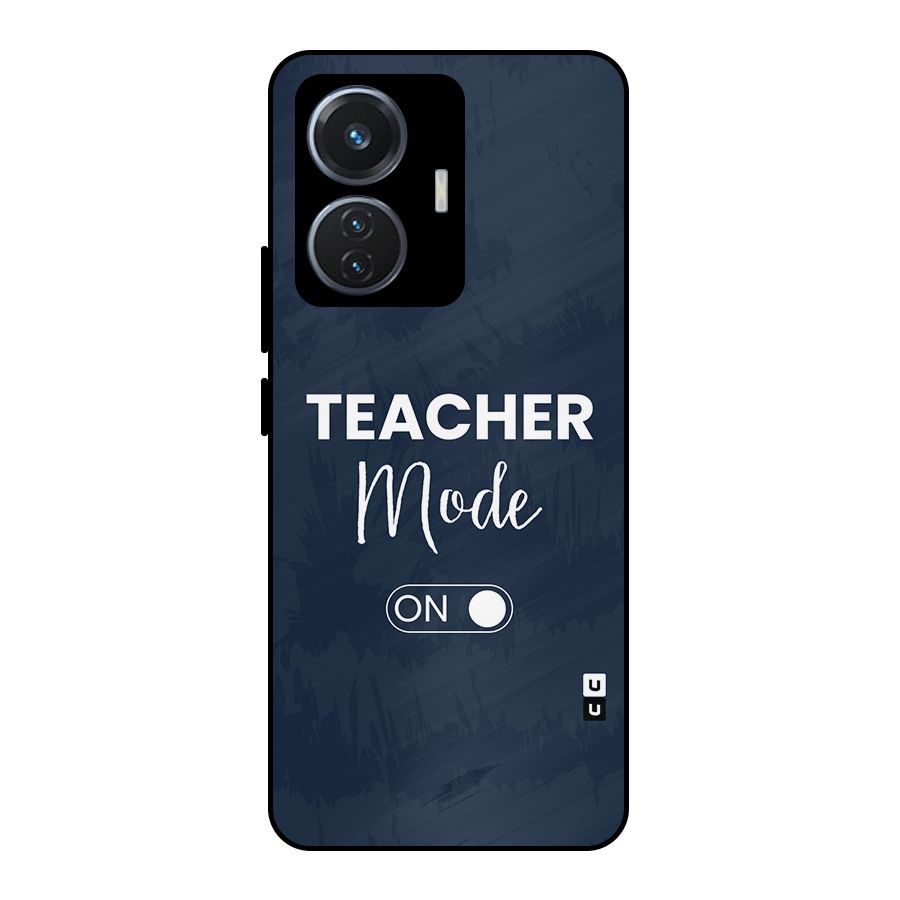 Teacher Mode On Metal Back Case for Vivo T1 44W