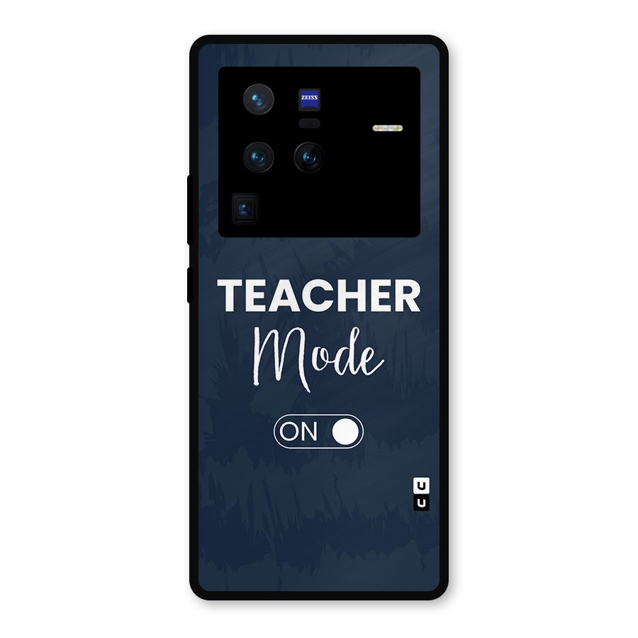 Teacher Mode On Metal Back Case for Vivo X80 Pro
