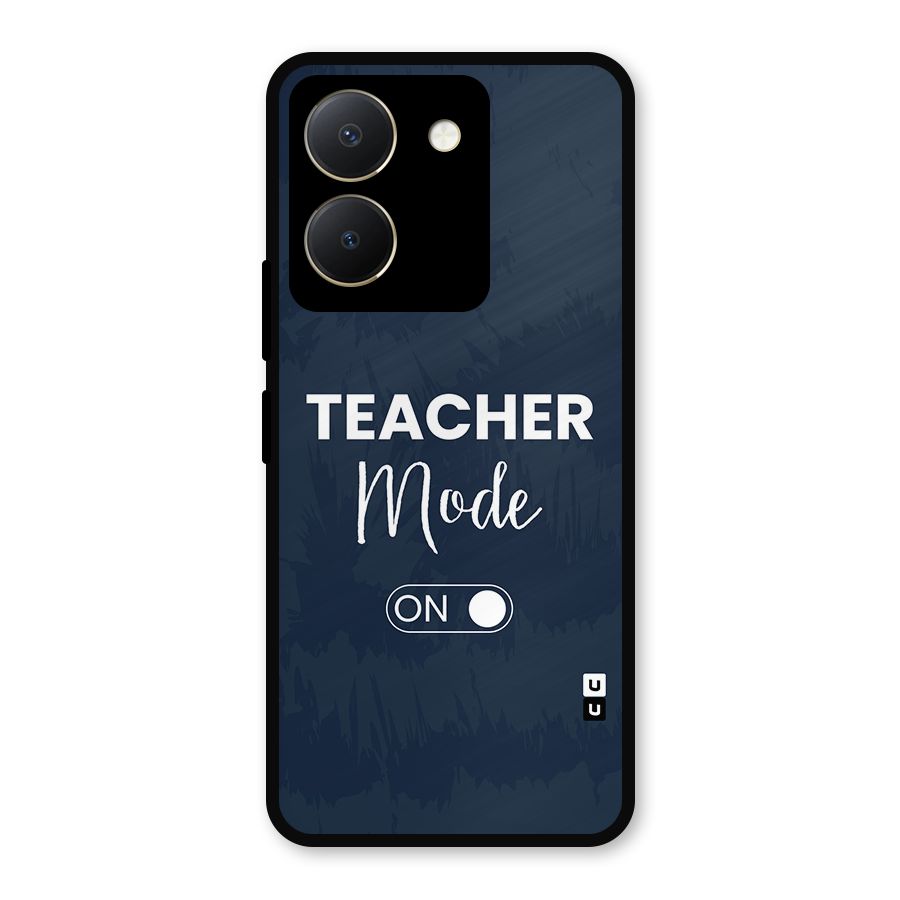 Teacher Mode On Metal Back Case for Vivo Y36