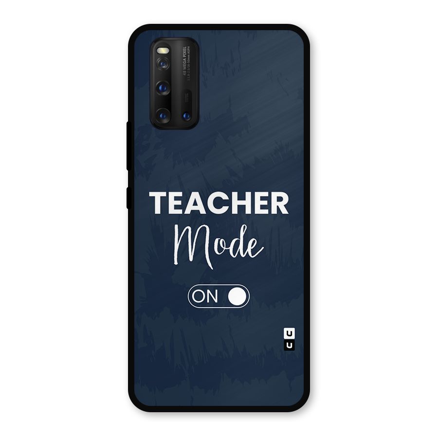 Teacher Mode On Metal Back Case for iQOO 3