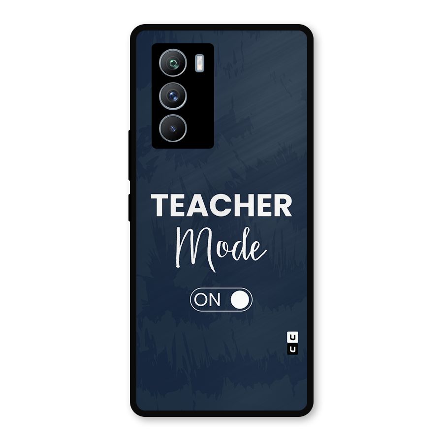Teacher Mode On Metal Back Case for iQOO 9 SE