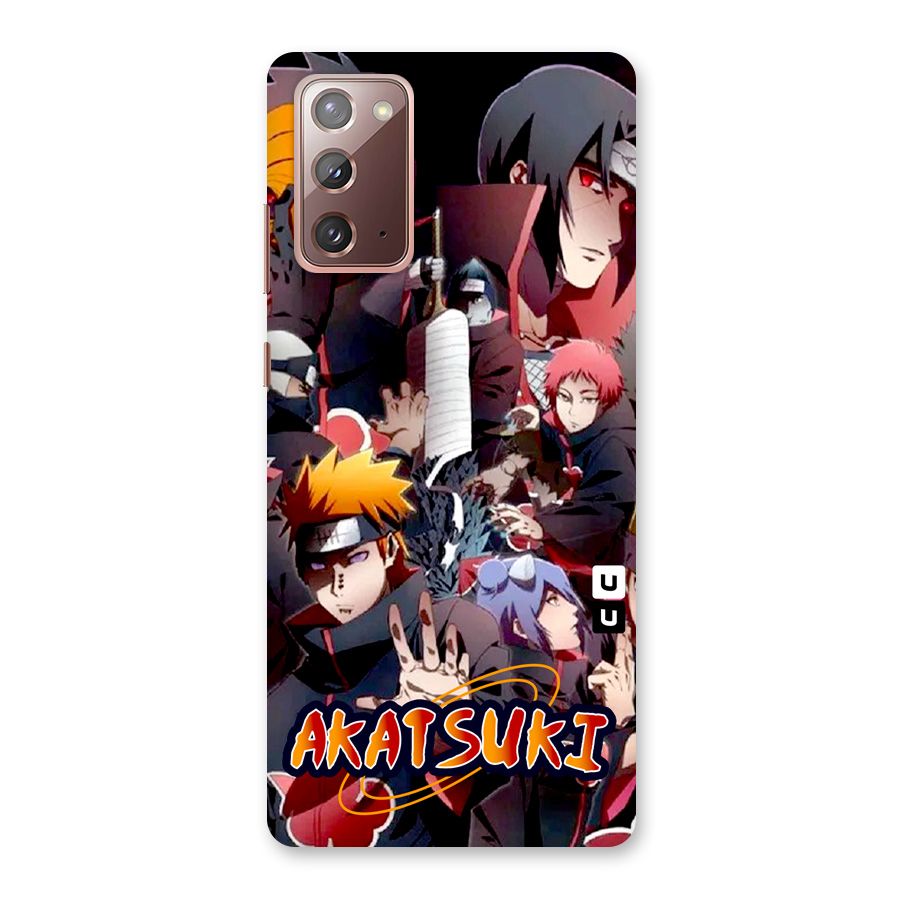 Team Akatsuki Back Case for Galaxy Note 20
