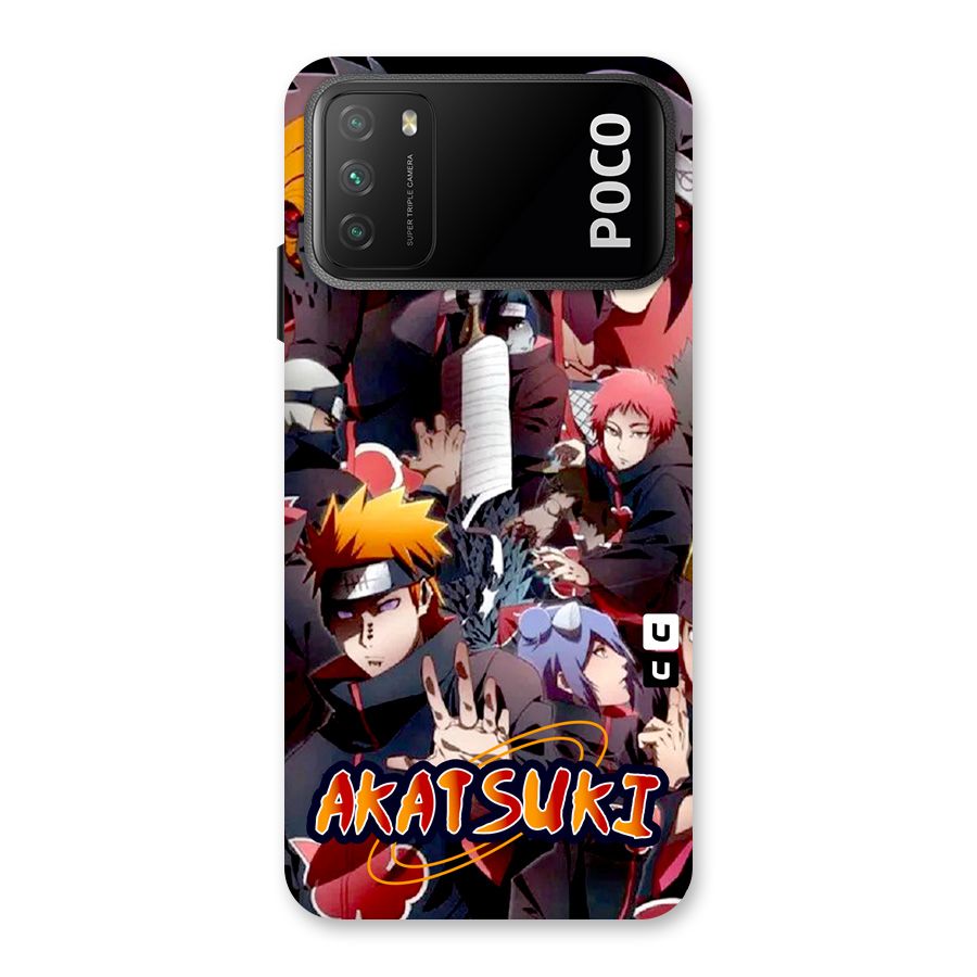 Team Akatsuki Back Case for Poco M3