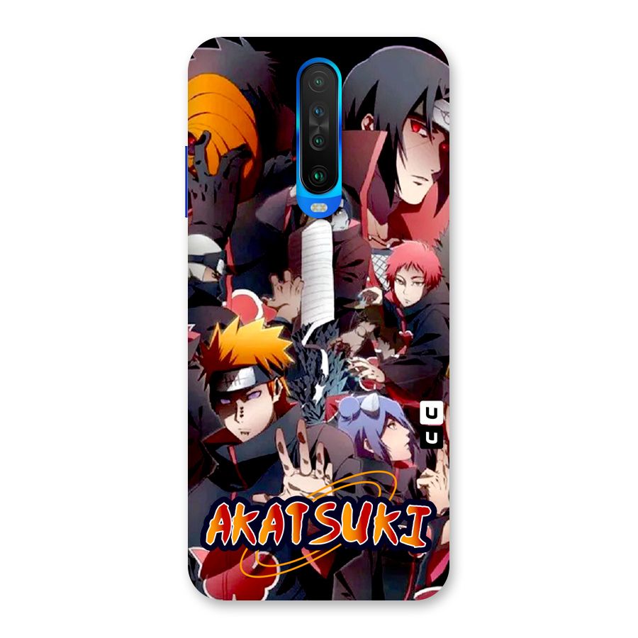 Team Akatsuki Back Case for Poco X2