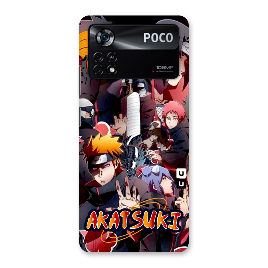 Team Akatsuki Back Case for Poco X4 Pro 5G
