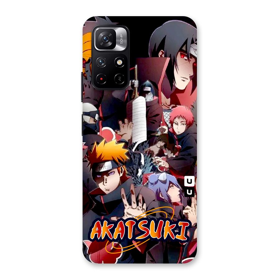 Team Akatsuki Back Case for Redmi Note 11T 5G