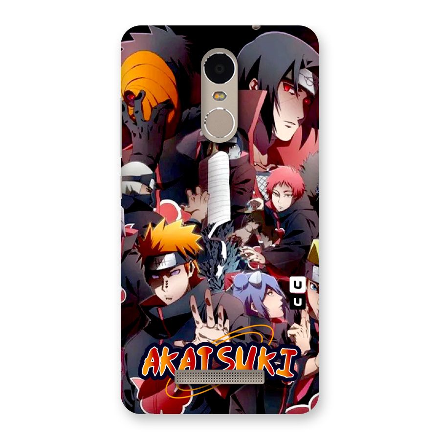 Team Akatsuki Back Case for Redmi Note 3