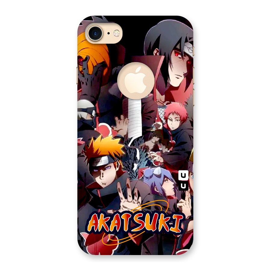 Team Akatsuki Back Case for iPhone 7 Logo Cut
