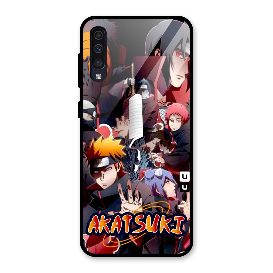 Team Akatsuki Glass Back Case for Galaxy A30s