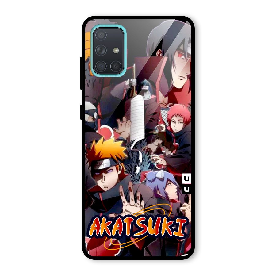 Team Akatsuki Glass Back Case for Galaxy A71