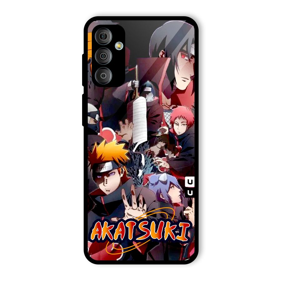 Team Akatsuki Glass Back Case for Galaxy F23