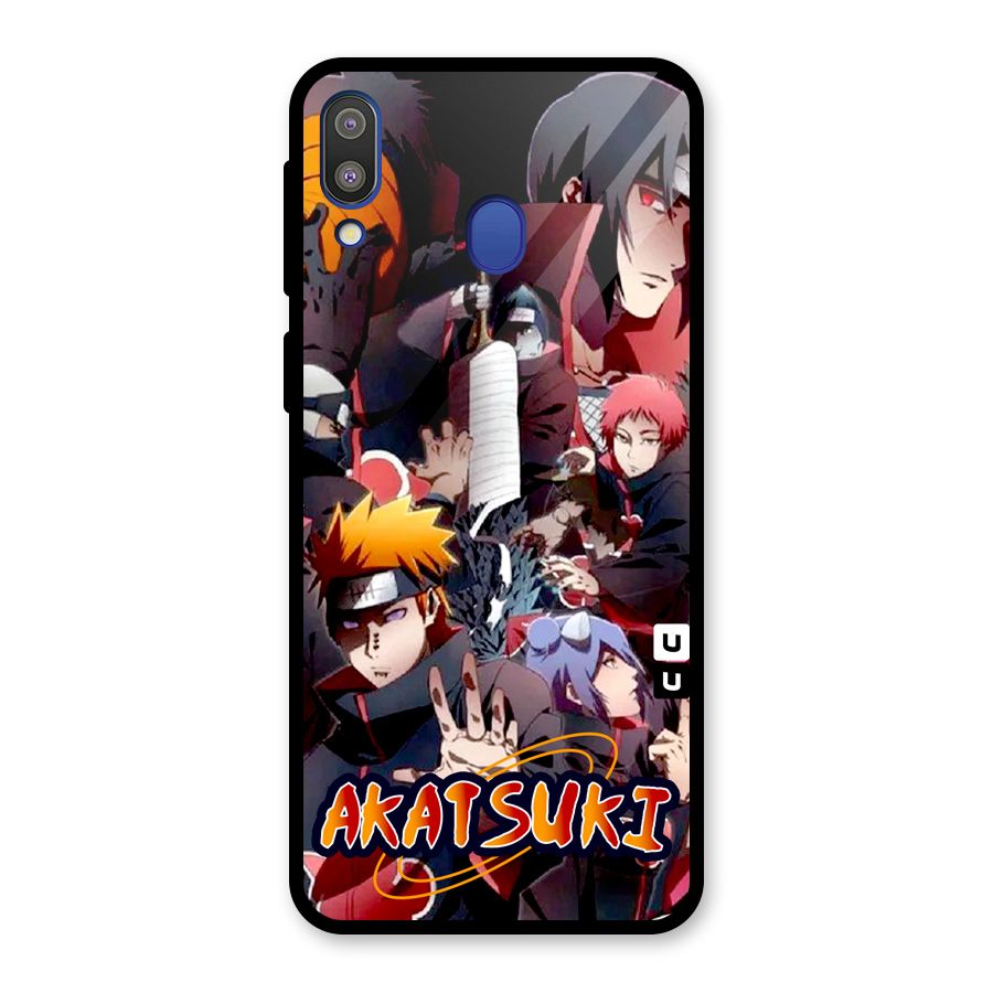Team Akatsuki Glass Back Case for Galaxy M20