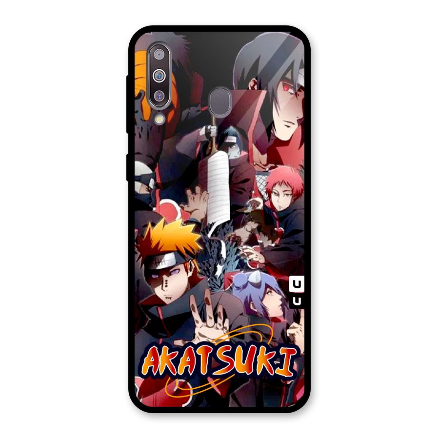 Team Akatsuki Glass Back Case for Galaxy M30