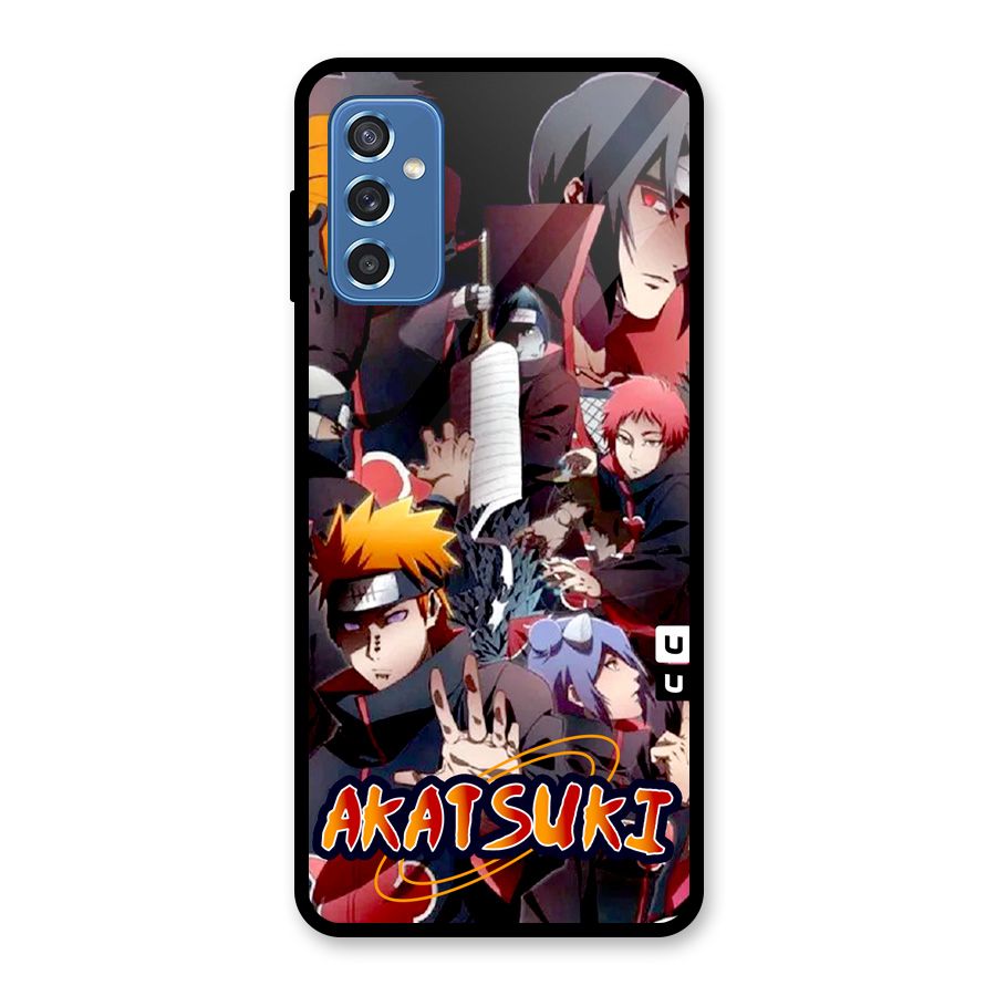 Team Akatsuki Glass Back Case for Galaxy M52 5G