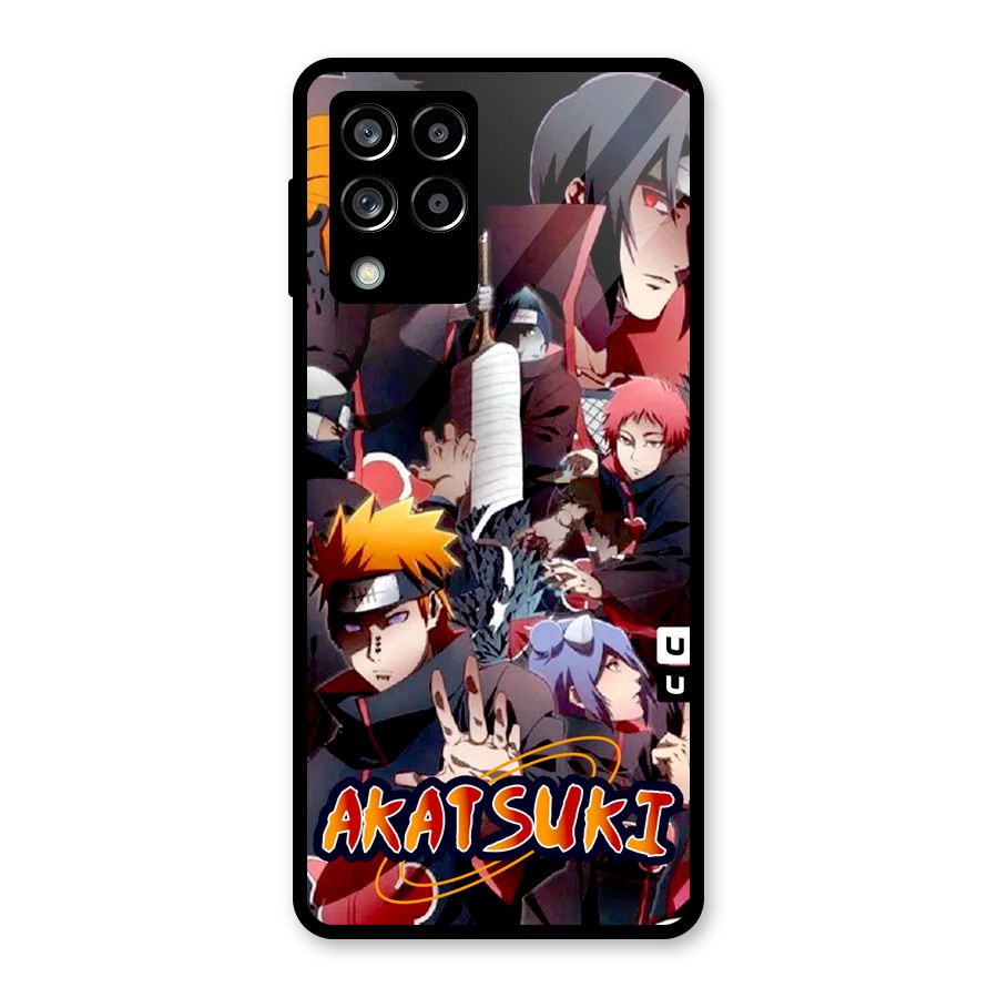 Team Akatsuki Glass Back Case for Galaxy M53 5G