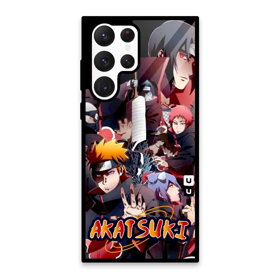Team Akatsuki Glass Back Case for Galaxy S22 Ultra 5G