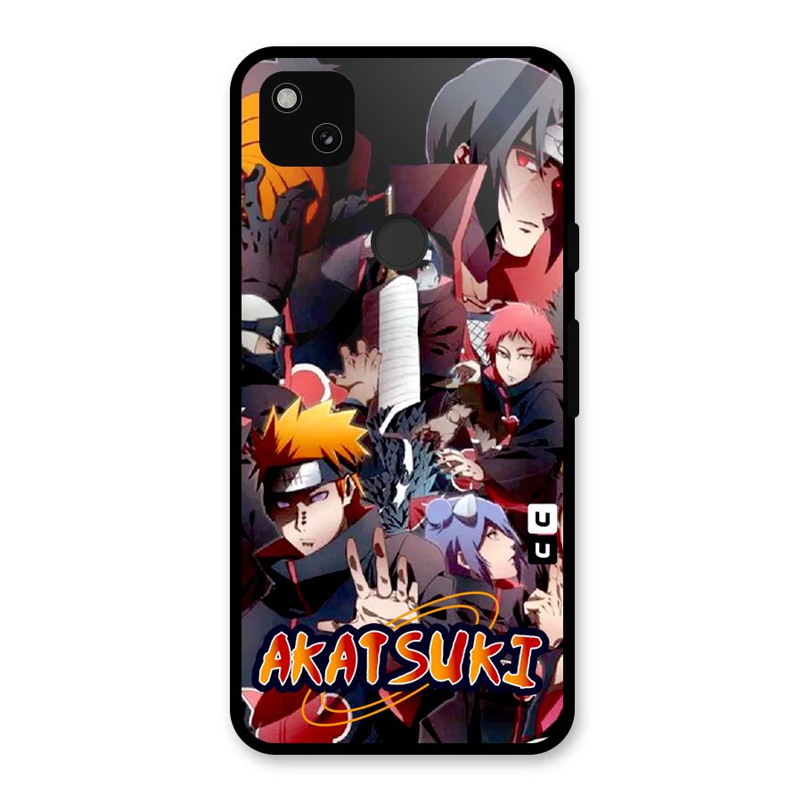 Team Akatsuki Glass Back Case for Google Pixel 4a