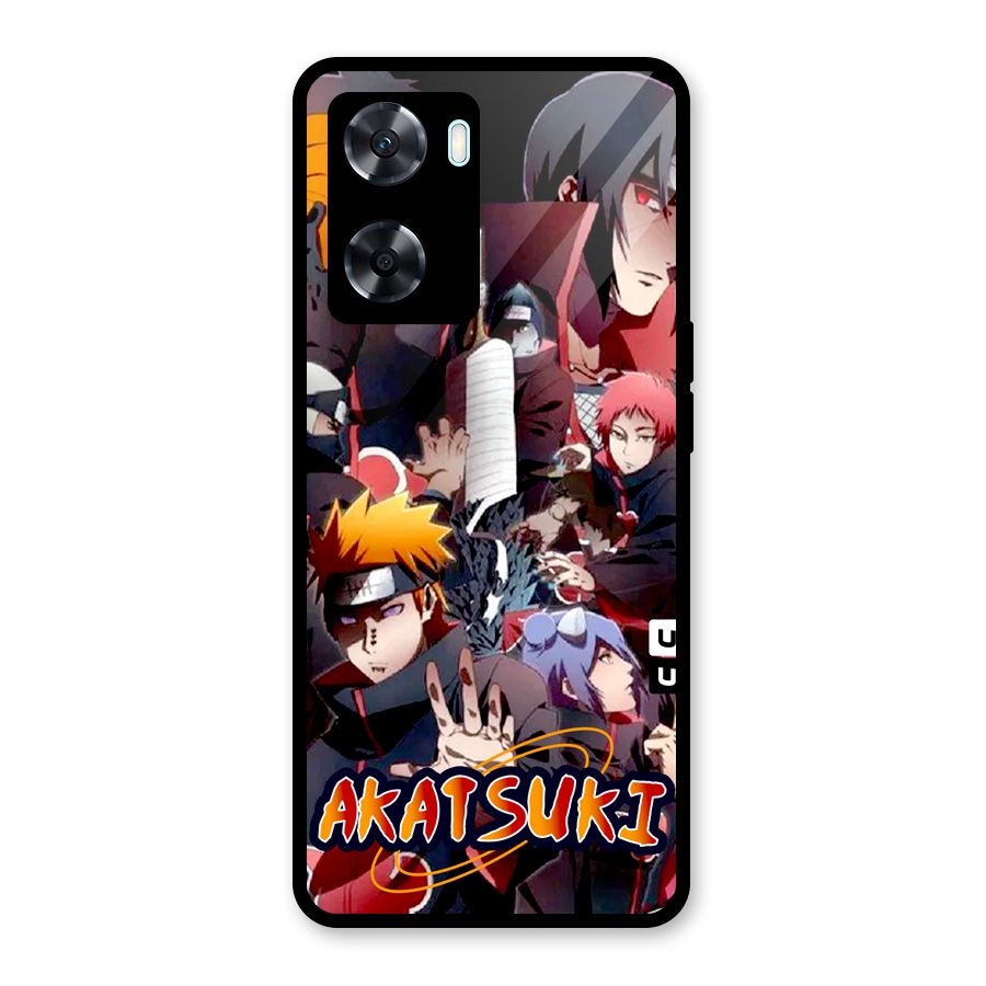 Team Akatsuki Glass Back Case for Oppo A77