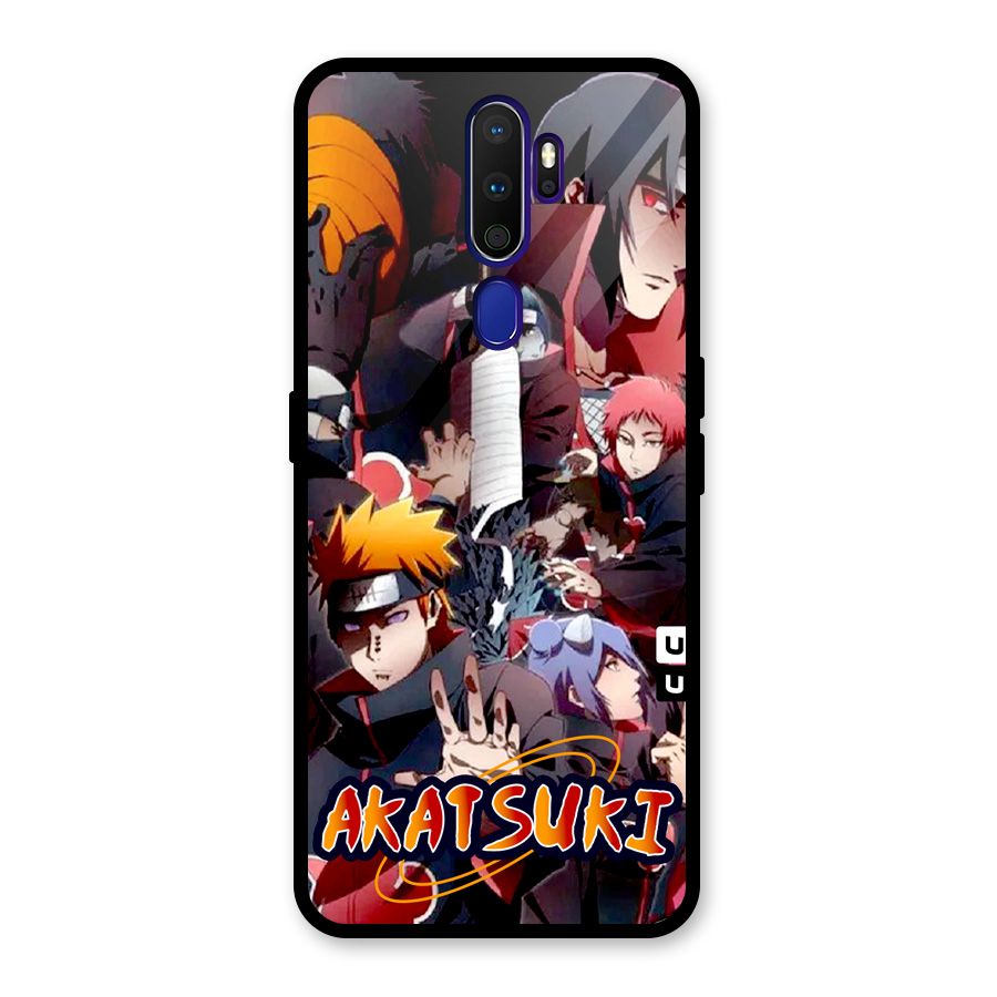 Team Akatsuki Glass Back Case for Oppo A9 (2020)