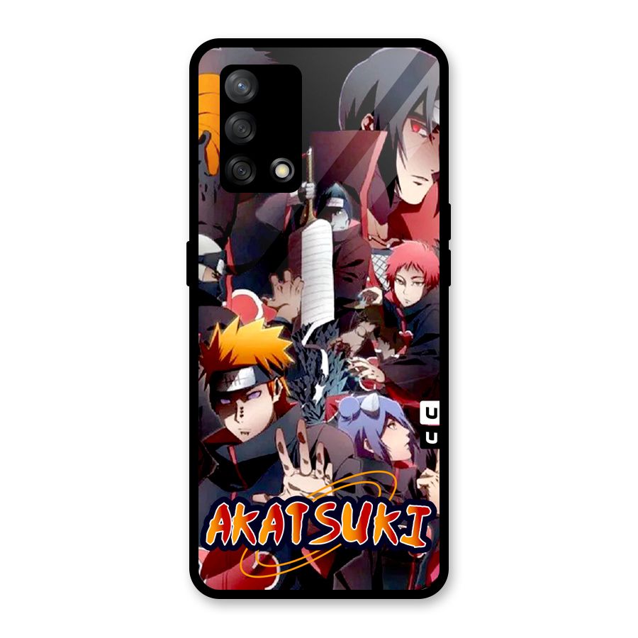 Team Akatsuki Glass Back Case for Oppo F19