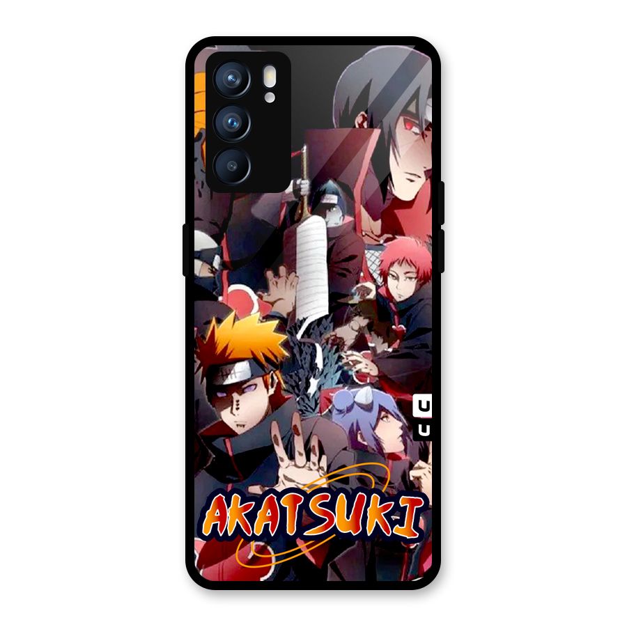 Team Akatsuki Glass Back Case for Oppo Reno6 5G