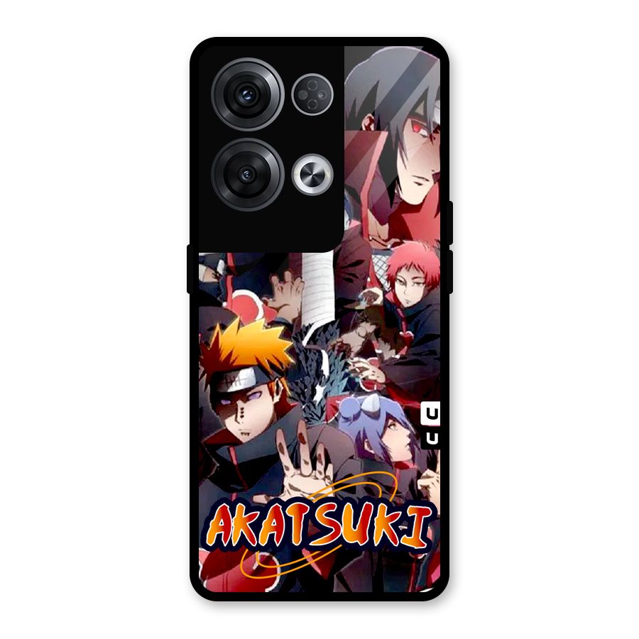 Team Akatsuki Glass Back Case for Oppo Reno8 Pro 5G
