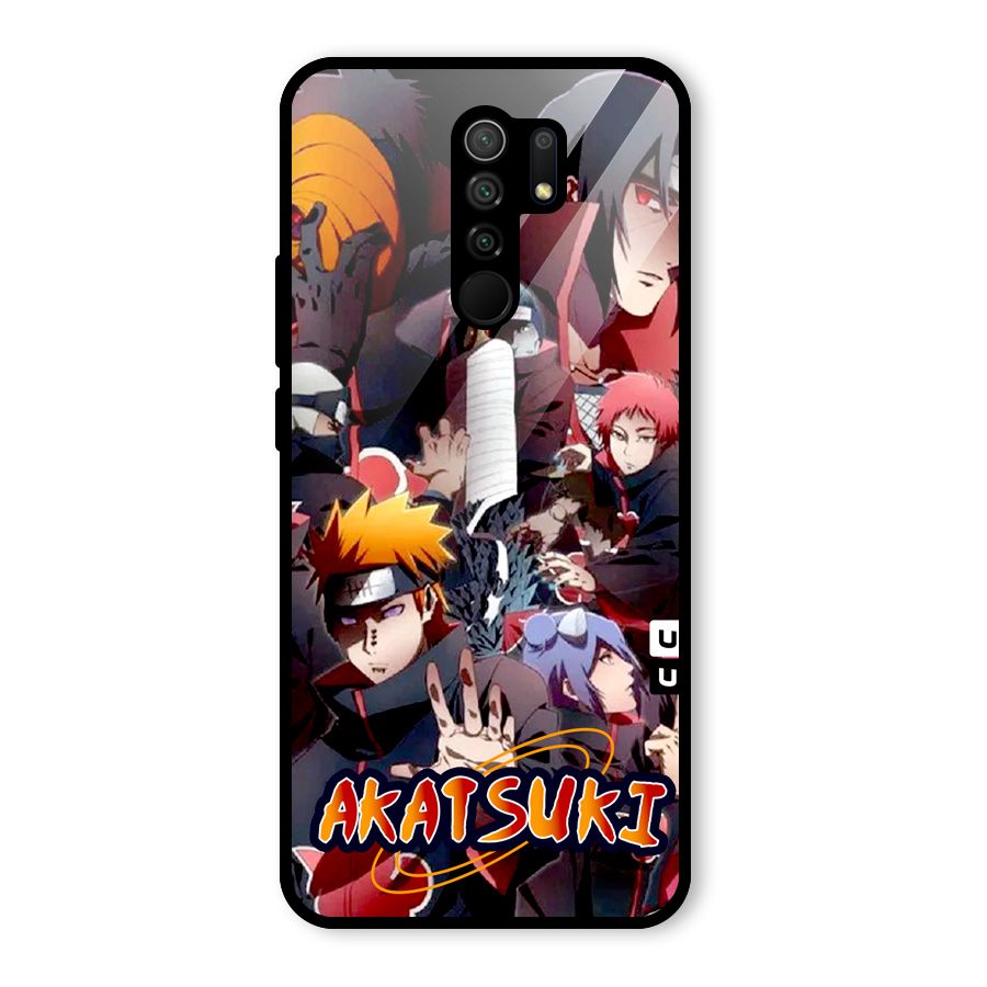 Team Akatsuki Glass Back Case for Poco M2