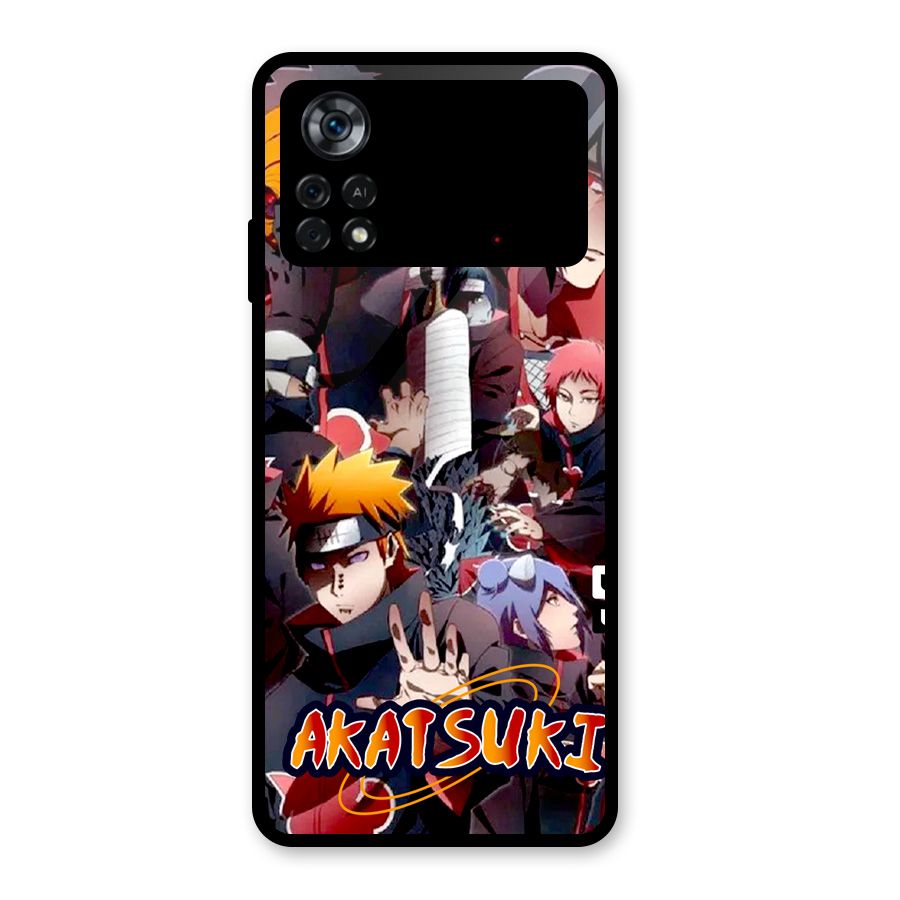 Team Akatsuki Glass Back Case for Poco X4 Pro 5G