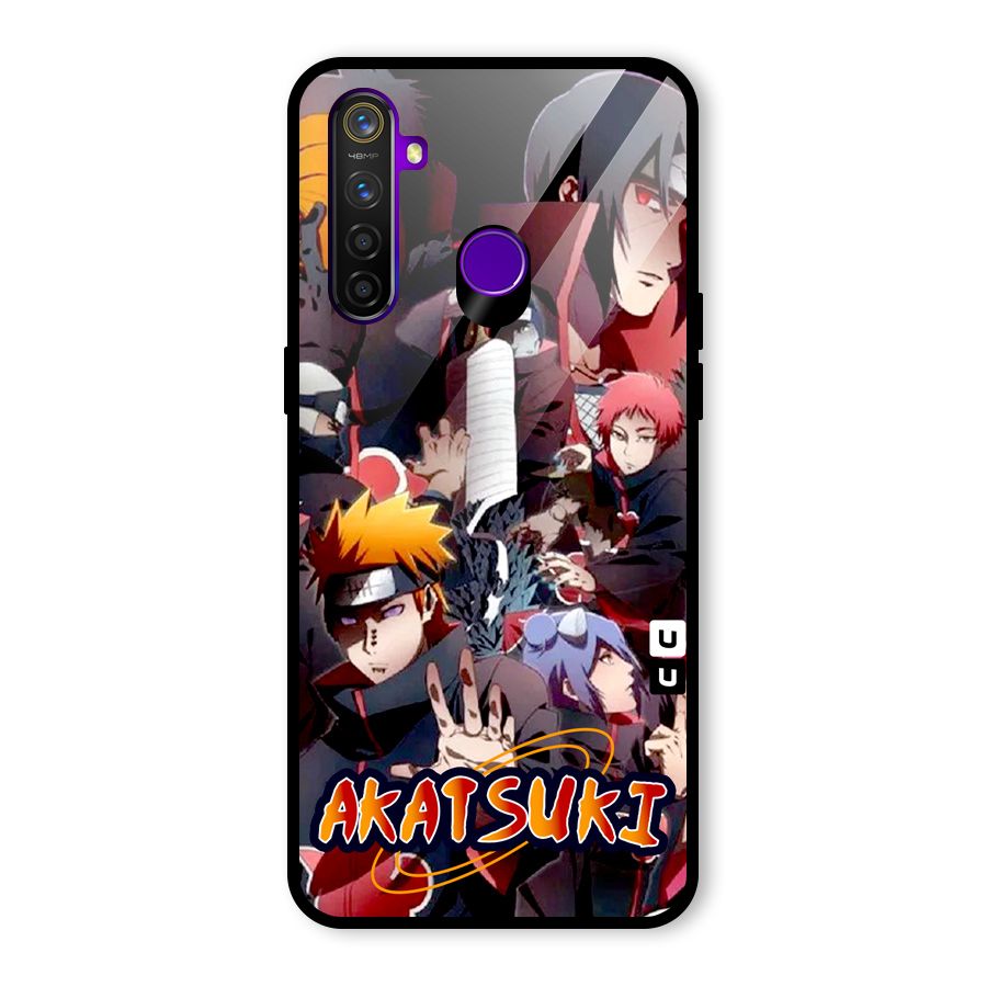 Team Akatsuki Glass Back Case for Realme 5 Pro