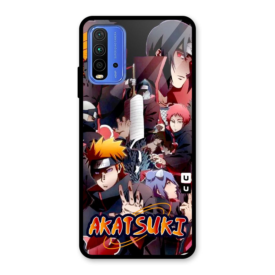 Team Akatsuki Glass Back Case for Redmi 9 Power