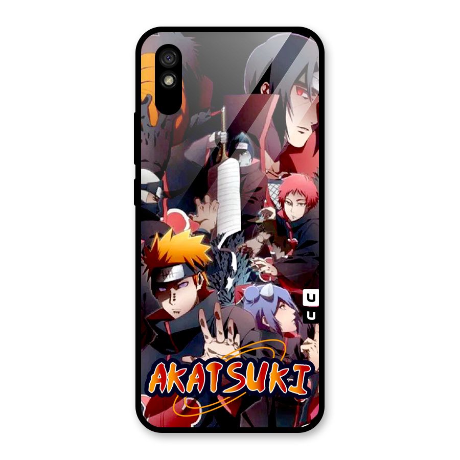 Team Akatsuki Glass Back Case for Redmi 9i