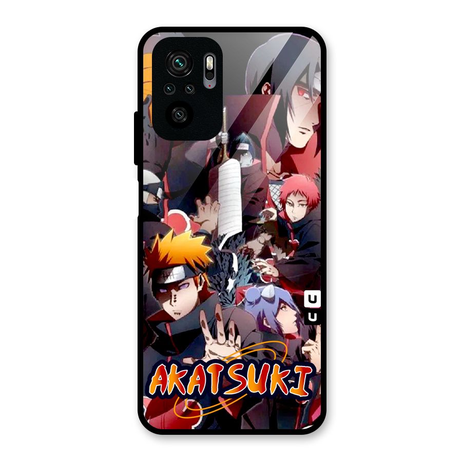 Team Akatsuki Glass Back Case for Redmi Note 10S