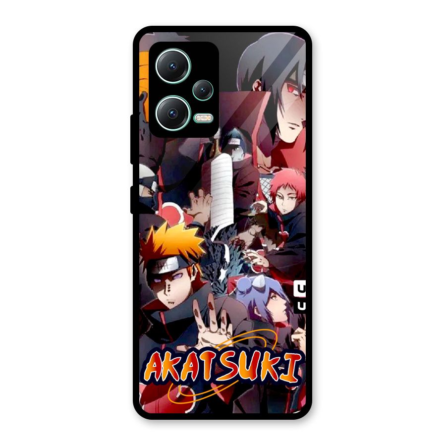 Team Akatsuki Glass Back Case for Redmi Note 12 5G
