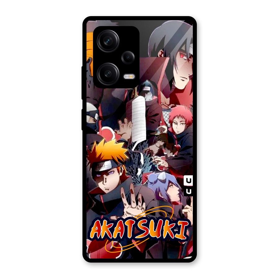 Team Akatsuki Glass Back Case for Redmi Note 12 Pro