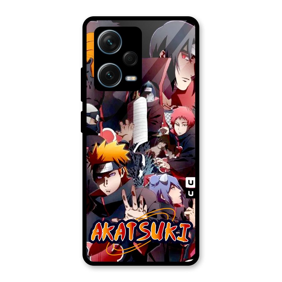 Team Akatsuki Glass Back Case for Redmi Note 12 Pro Plus 5G
