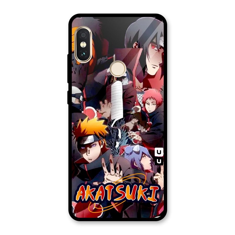 Team Akatsuki Glass Back Case for Redmi Note 5 Pro