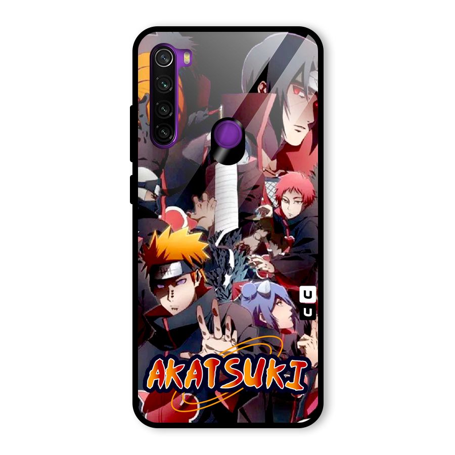 Team Akatsuki Glass Back Case for Redmi Note 8