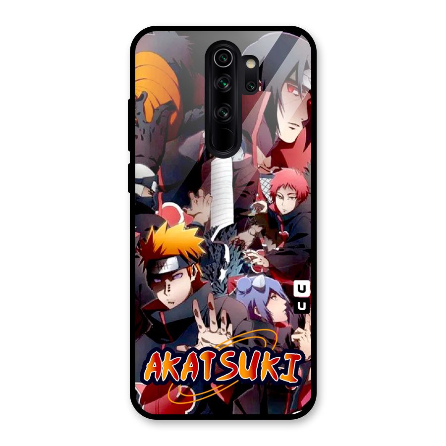 Team Akatsuki Glass Back Case for Redmi Note 8 Pro