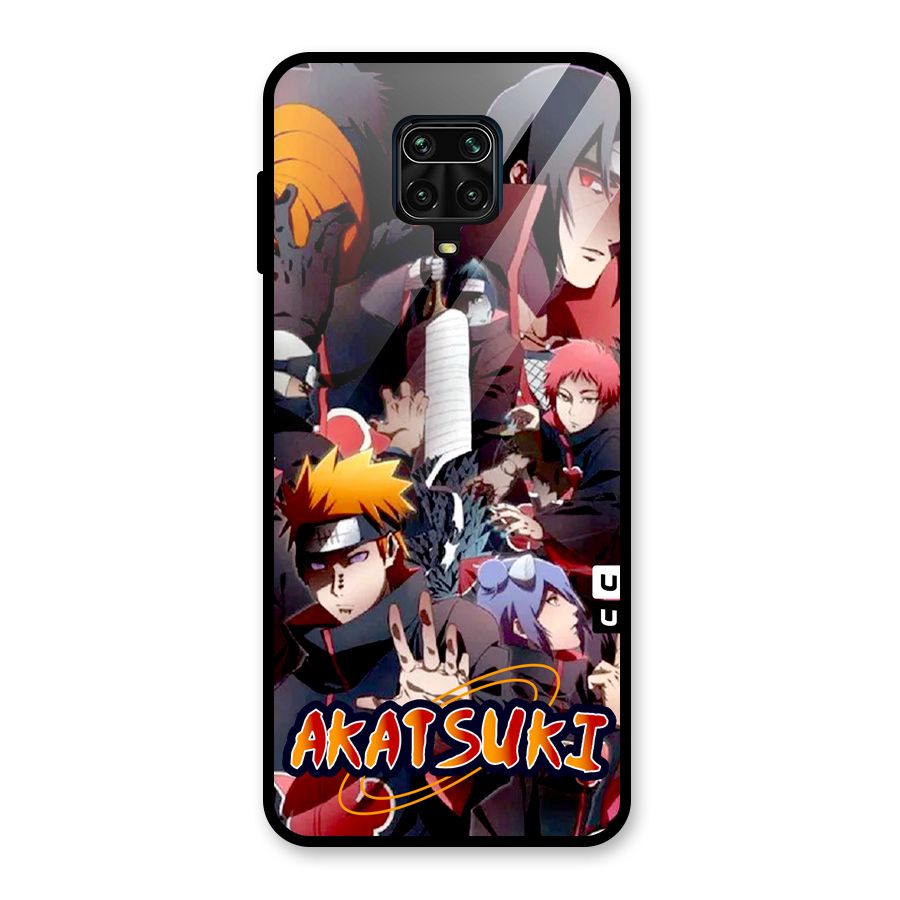 Team Akatsuki Glass Back Case for Redmi Note 9 Pro