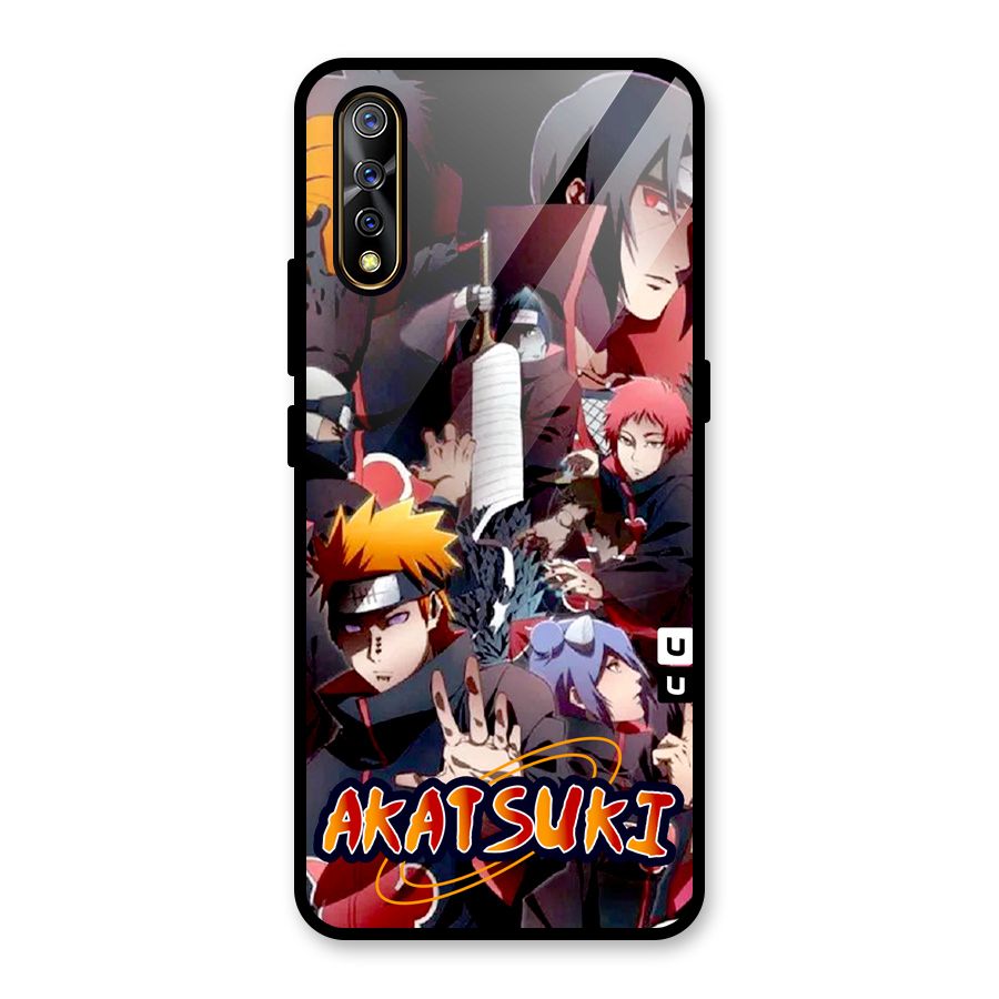 Team Akatsuki Glass Back Case for Vivo S1