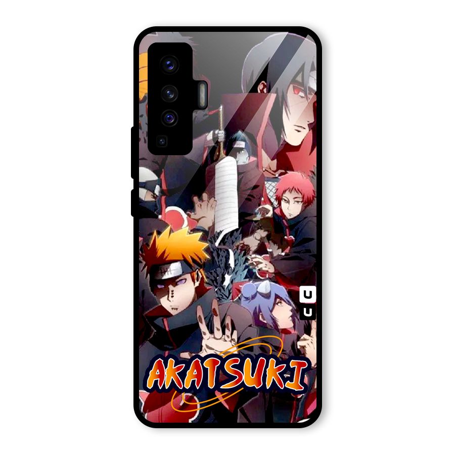 Team Akatsuki Glass Back Case for Vivo X50