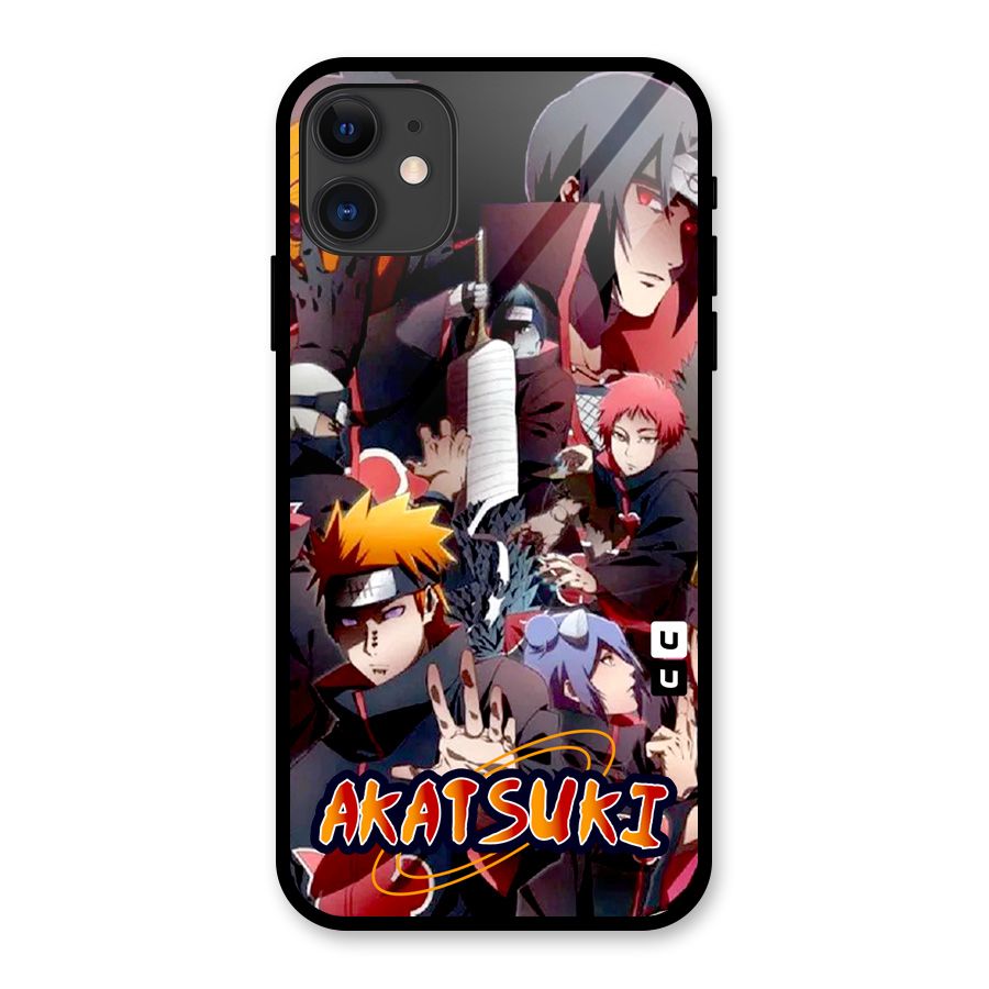 Team Akatsuki Glass Back Case for iPhone 11