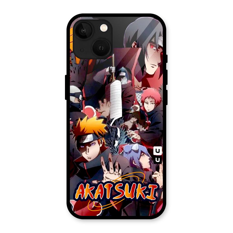 Team Akatsuki Glass Back Case for iPhone 13