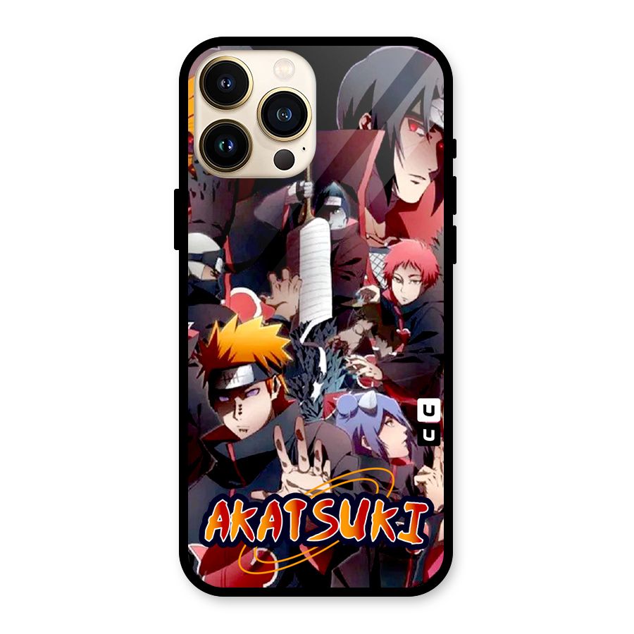 Team Akatsuki Glass Back Case for iPhone 13 Pro Max