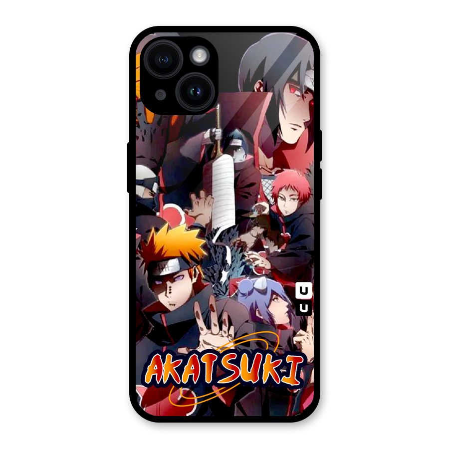 Team Akatsuki Glass Back Case for iPhone 14