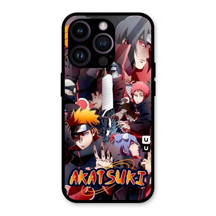 Team Akatsuki Glass Back Case for iPhone 14 Pro