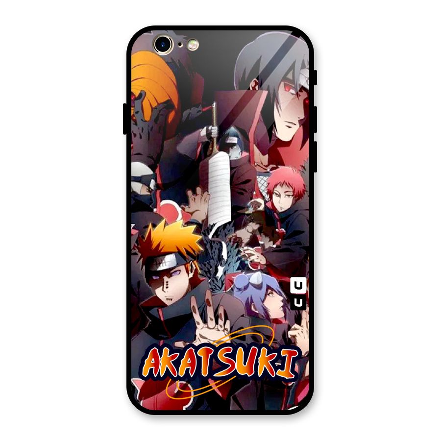 Team Akatsuki Glass Back Case for iPhone 6 6S