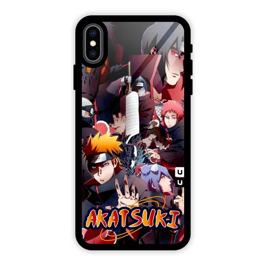 Team Akatsuki Glass Back Case for iPhone XS Max